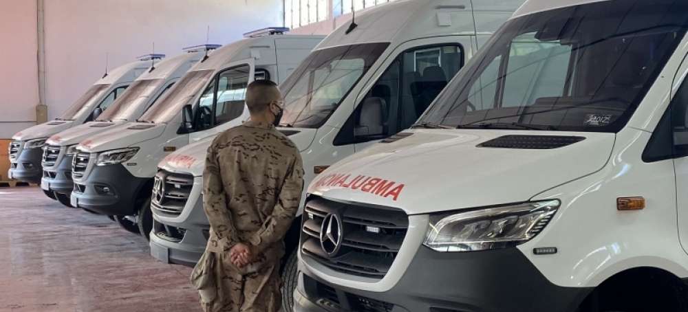 Nuevo lote de ambulancias Mercedes Benz Sprinter 4x4 para el Ejército del Aire