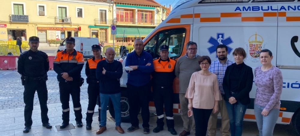 Protección Civil de Morata estrena una ambulancia de soporte básico de Mercedes - Benz 