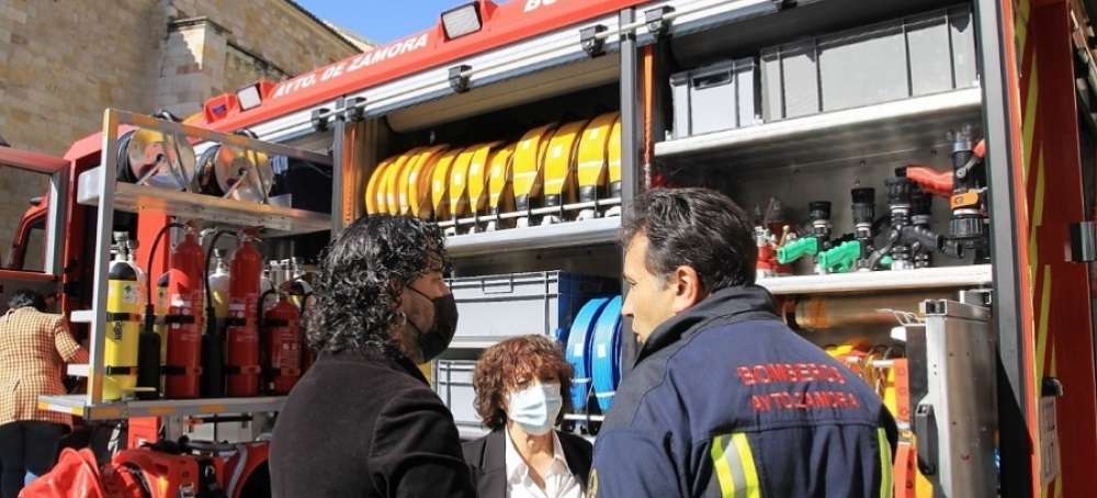 Nuevo camión autobomba para los bomberos de Zamora 