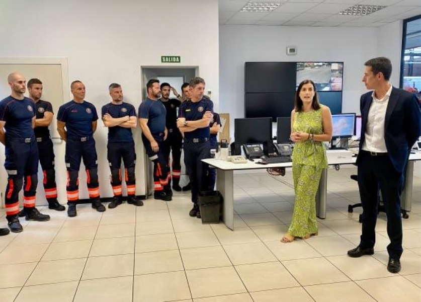 Se planea convocar el 100% de las plazas vacantes para los bomberos de Santander 