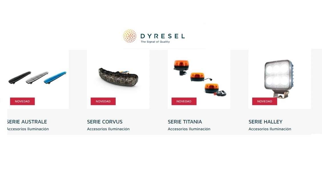 Dyresel, fabricante de sistemas de iluminación, estrena web y catálogos