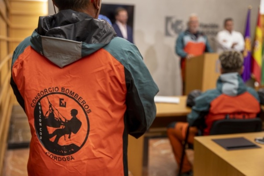 La Unidad de Rescate en Altura del Consorcio Provincial de Prevención y Extinción de Incendios de Córdoba celebra su décimo aniversario