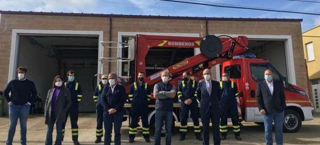 Nuevos vehículos en altura Iveco para los bomberos de la diputación de Salamanca