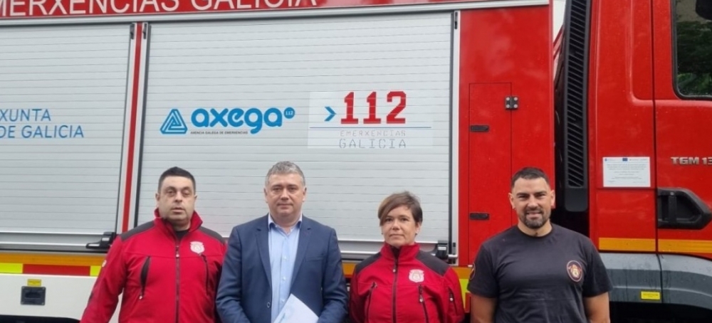 Nueva Bomba Rural Pesada de MAN para el Grupo de Emergencias Supramunicipal de Ortigueira