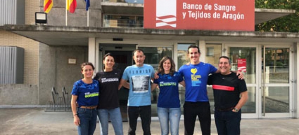 Bomberos de Zaragoza donan sangre