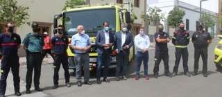 El Cabildo de Fuerteventura entrega una BUL sobre chasis MAN a sus bomberos