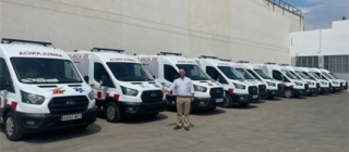 Fraikin entrega 22 ambulancias A1 y A2 a Ambuvital