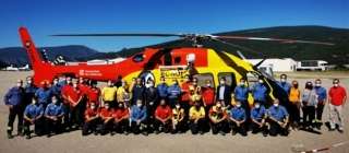 Helicóptero permanente en Pirineos con Bomberos de la Generalitat y el SEM