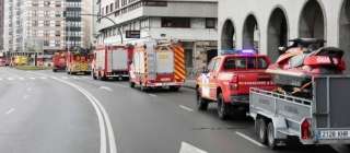 Nuevo camión para los bomberos de A Coruña para accidentes de tráfico
