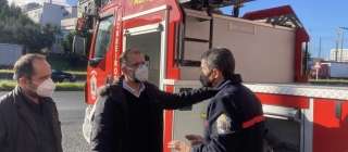 Nueva autoescalera para los bomberos de Ferrol