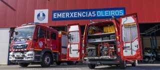 Nuevo vehículo BULLFUEGO para el servicio de emergencias de Oleiros