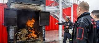 Los bomberos de Zaragoza ya pueden practicar con incendios reales