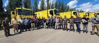 Castilla y León incorpora siete nuevos camiones autobomba al Infocal