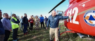 Cantabria incorpora el helicóptero Maya Dama a los servicios de emergencia