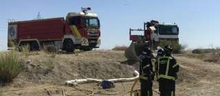 Reportaje: Intervención de bomberos por fuga de hidrocarburos en un oleoducto 
