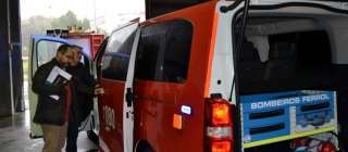 Nuevo vehículo de mando para los bomberos de Ferrol