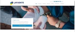La empresa de transporte sanitario Lafuente estrena nueva página web