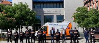 Nueva ambulancia para Protección Civil Leganés
