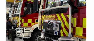 Los bomberos de Segovia reciben dos bombas rurales pesadas de MAN 