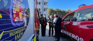Nueva bomba rural pesada Mercedes-Benz para los bomberos de Jaén
