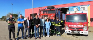 El CPEI de Badajoz cede una bomba urbana ligera a los bomberos de Monesterio