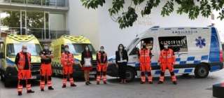 El equipo de Ambulancias del Grupo Policlínica, certificado por AENOR