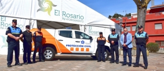 Nuevo vehículo pick up para Protección Civil de El Rosario
