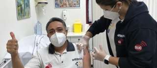 Los profesionales del SUC empiezan a recibir la vacuna del COVID-19