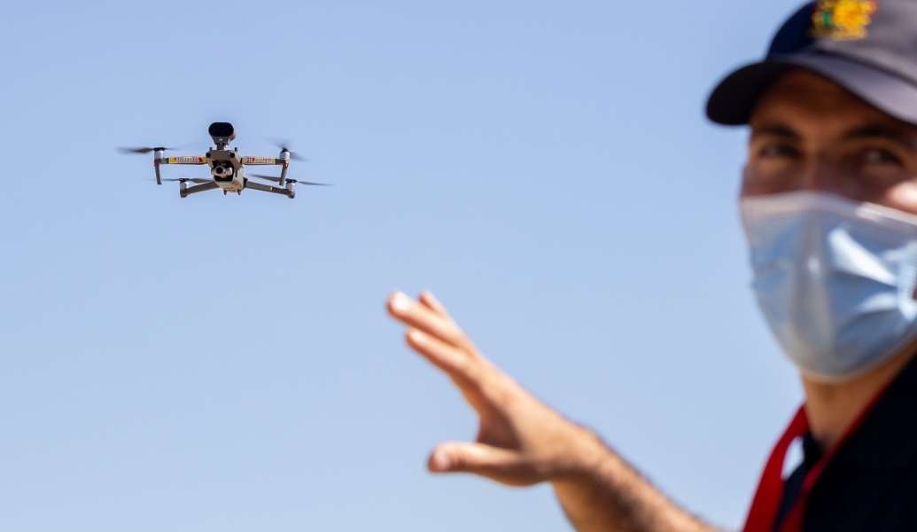Los bomberos de zaragoza crean una nueva unidad de drones para emergencias