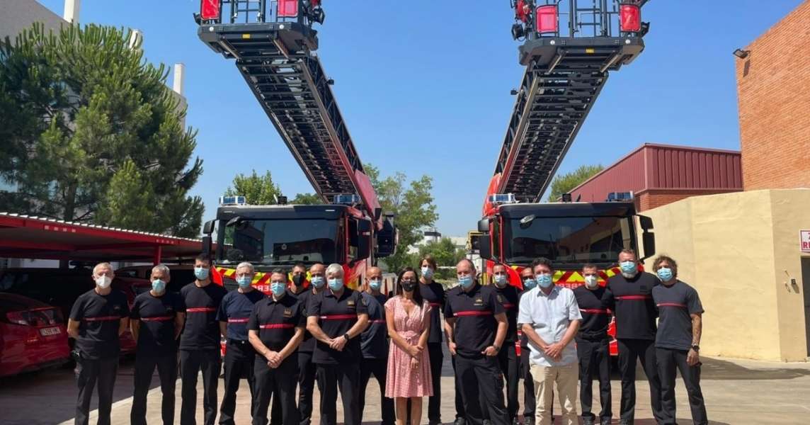 Dos nuevas autoescaleras Scania para los bomberos del Consorcio de Valencia
