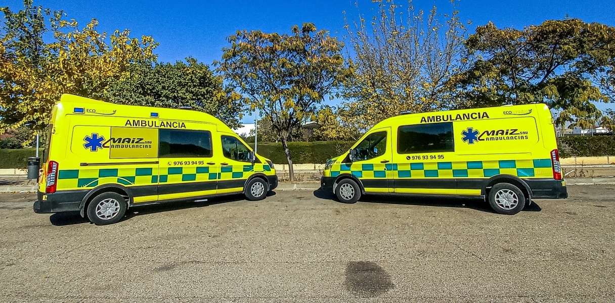 Ambulancias Maiz incorpora dos nueva unidades Ford Transit Hybrid