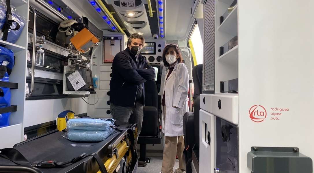 Las primeras ambulancias eléctricas llegan a Galicia con chasis Mercedes-Benz