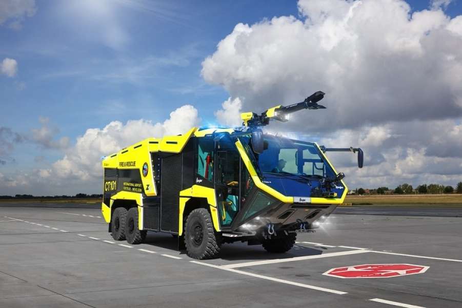 Ziegler entrega el nuevo Z6 al aeropuerto internacional de Kortrijk-Wevelgem