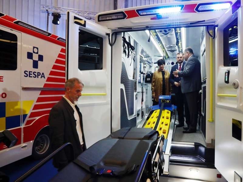 SAMU Asturias cuenta con quince nuevas ambulancias Mercedes-Benz Sprinter