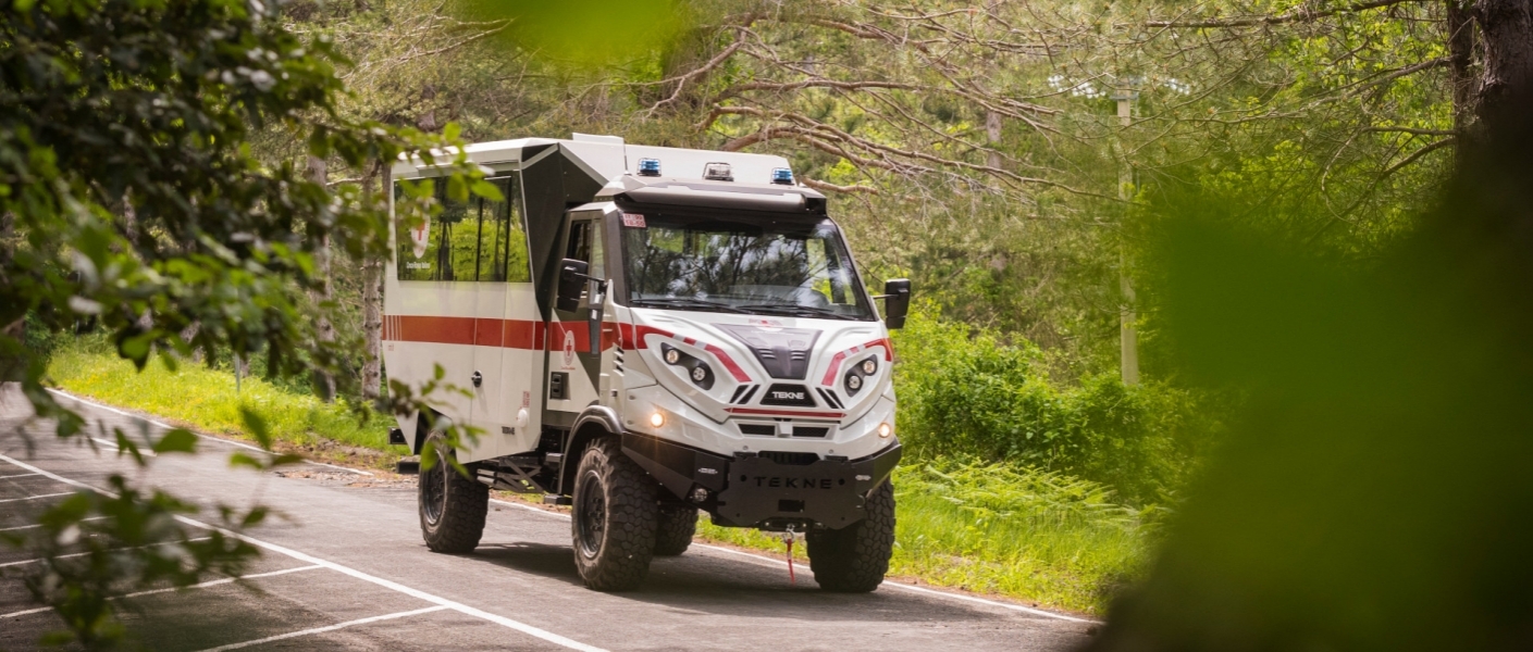 Tekne diseña Graelion Bus para la Cruz Roja Italiana