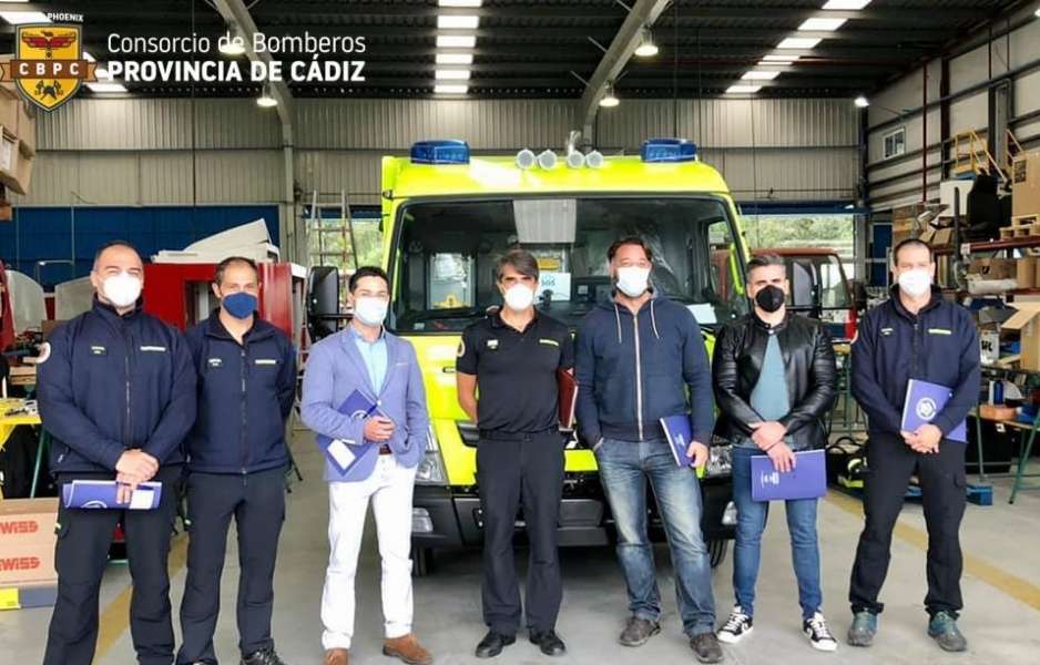 Visita a Surtruck del Consorcio de Bomberos de la Provincia de Cádiz