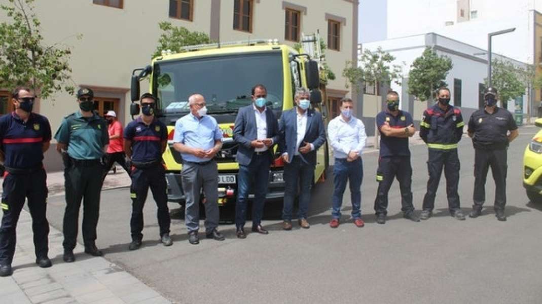 El Cabildo de Fuerteventura entrega una BUL sobre chasis MAN a sus bomberos