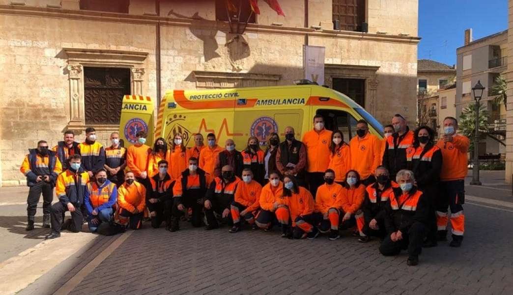 Nueva ambulancia para la Protección Civil de Alzira 