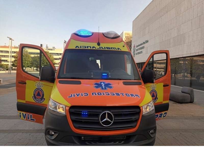 Nueva ambulancia Mercedes-Benz Sprinter para P. Civil de San Fernando de Henares