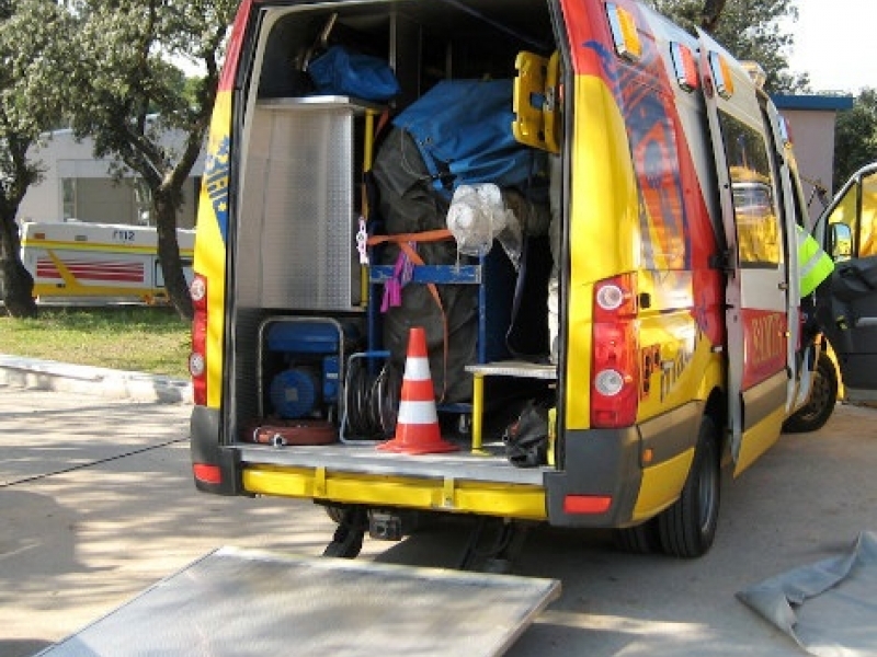 Las ambulancias de SAMUR-PC cuentan con un sistema de biodescontaminación