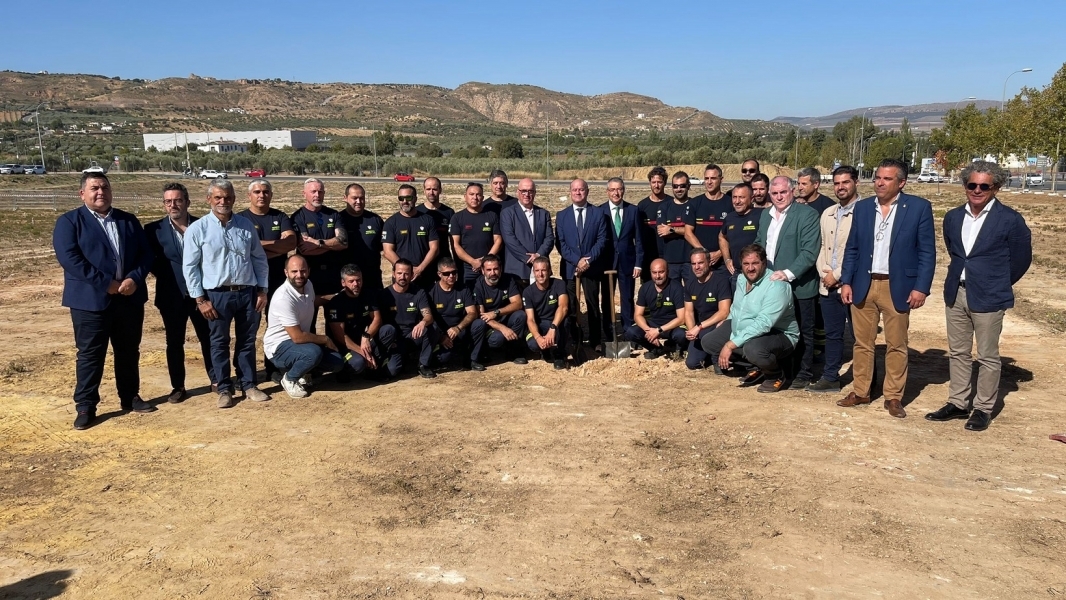 Comienzan las obras del nuevo parque de bomberos de Antequera 