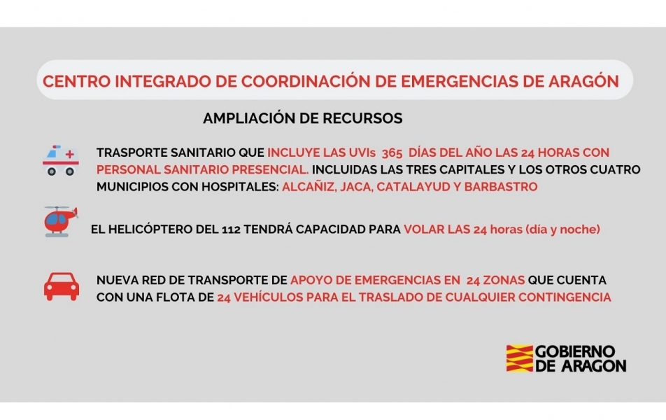 Aragón presenta el Plan Integral de Gestión de las Emergencias 