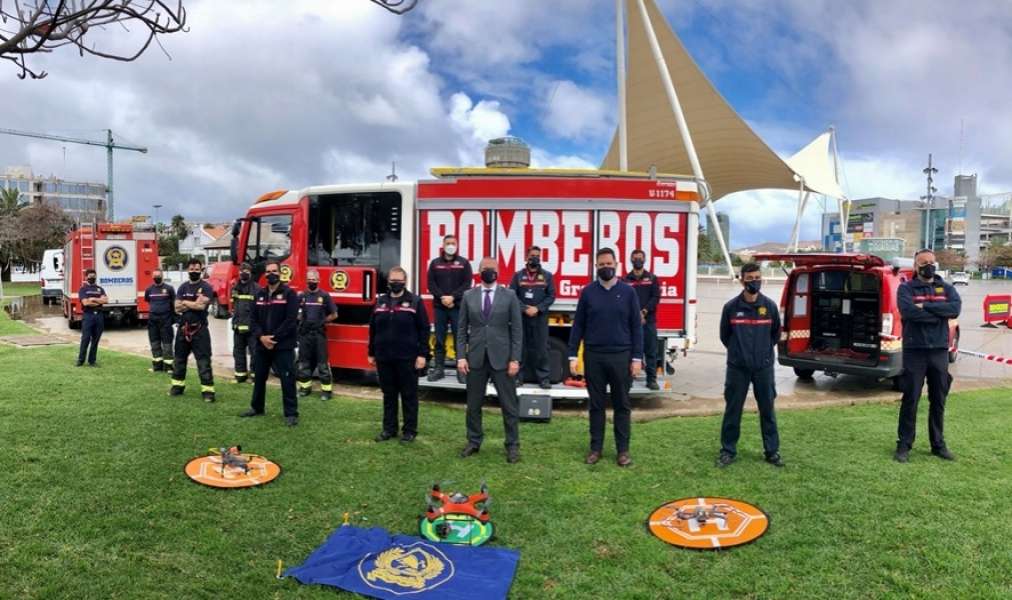 Nueva unidad de drones para los bomberos de Las Palmas de Gran Canaria