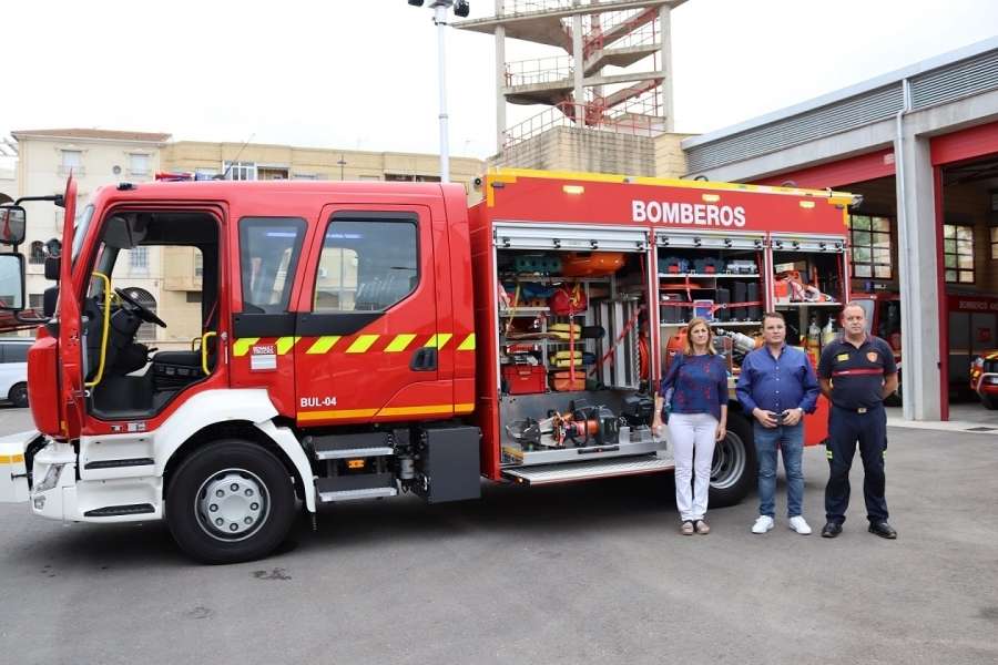 Nueva bomba urbana ligera para los bomberos de Andújar