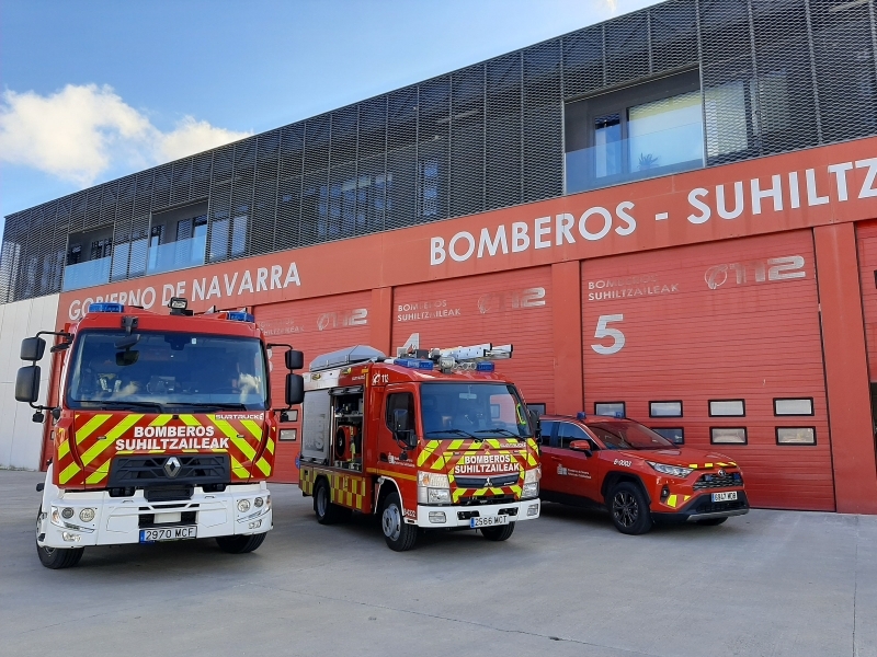 Nuevo BUL Fuso de Surtruck para los bomberos de Navarra