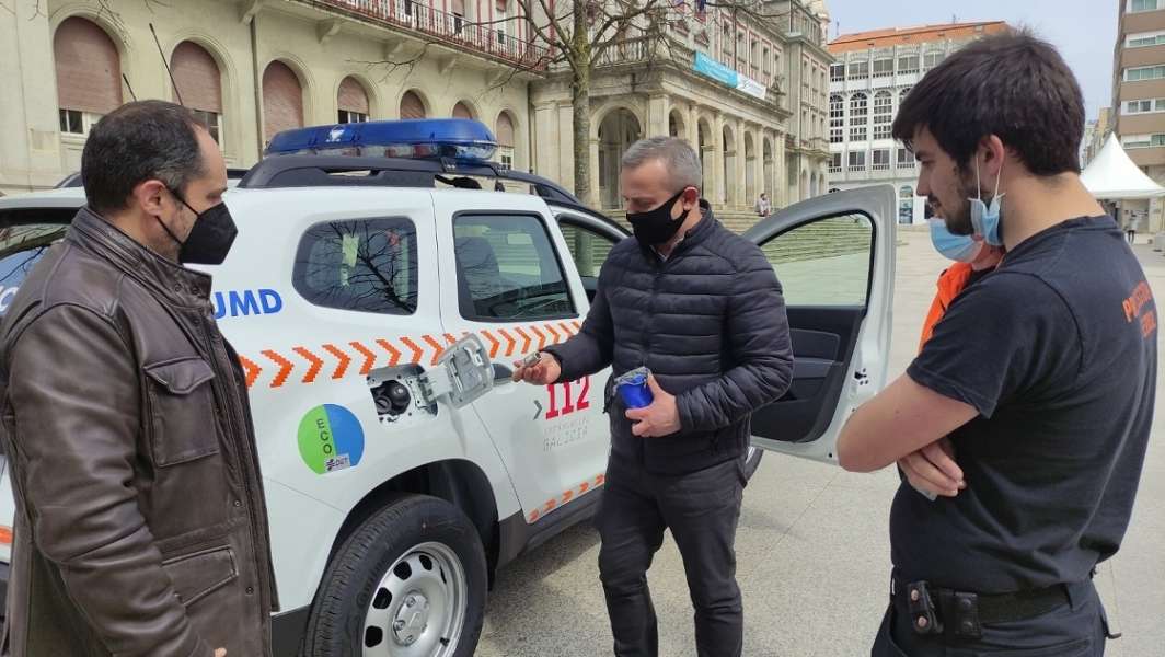 Protección Civil de Ferrol incorpora su primer vehículo ecológico 