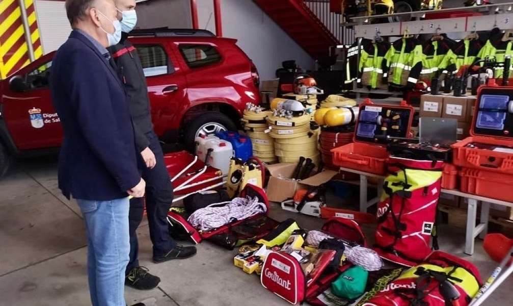 La diputación de Salamanca invierte 277 mil euros en equipamiento para bomberos