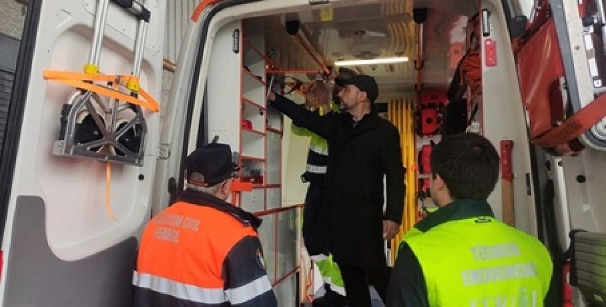 Protección Civil de Ferrol recibe nuevos equipos médicos y logísticos 