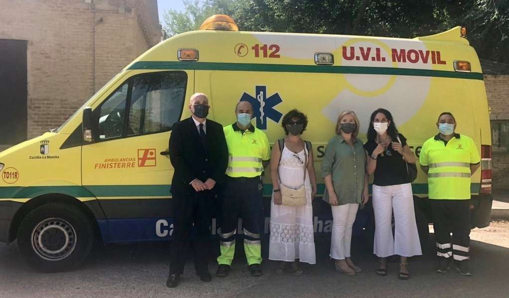 Ambulancias Finisterre dona una UVI móvil a la Universidad de Castilla-La Mancha