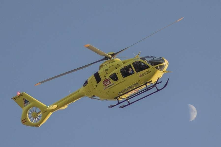 Los helicópteros del 112 de Aragón harán vuelos nocturnos 